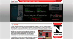 Desktop Screenshot of profline.com.br