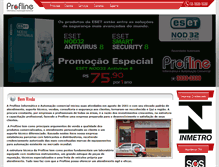 Tablet Screenshot of profline.com.br